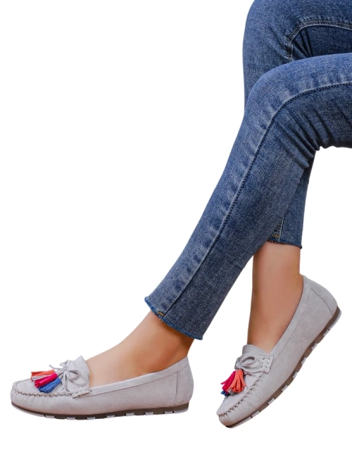 Royalfashion Жіночі екологічні замшеві мокасини Zimmid