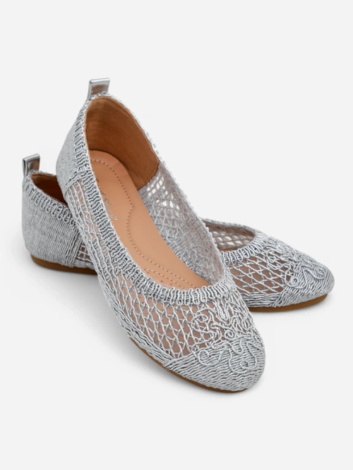 Royalfashion Жіночі перфоровані балетки Annete