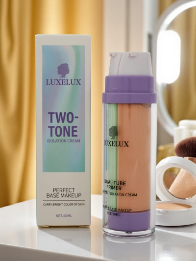 Krém 2 v 1 se zelenou bází pod make-up a make-upem- neutralizuje zarudnutí