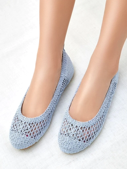 Royalfashion Жіночі перфоровані балетки Annete