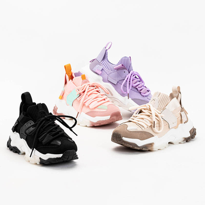 Černé dámské sportovní boty Olitax tenisky - Obuv