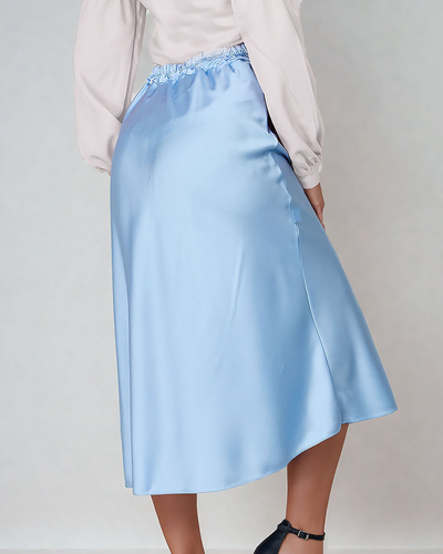 Royalfashion Жіноча спідниця міді a'la атлас
