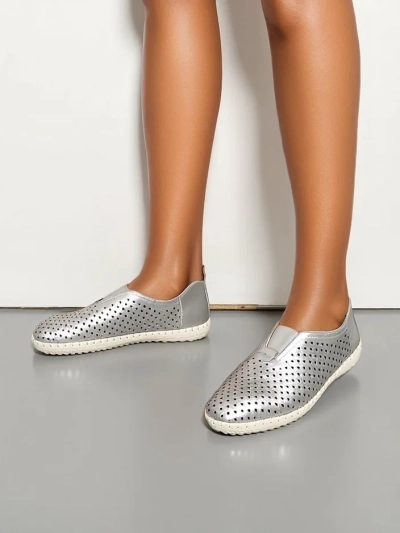 Royalfashion Dámské perforované loafers Gofielle