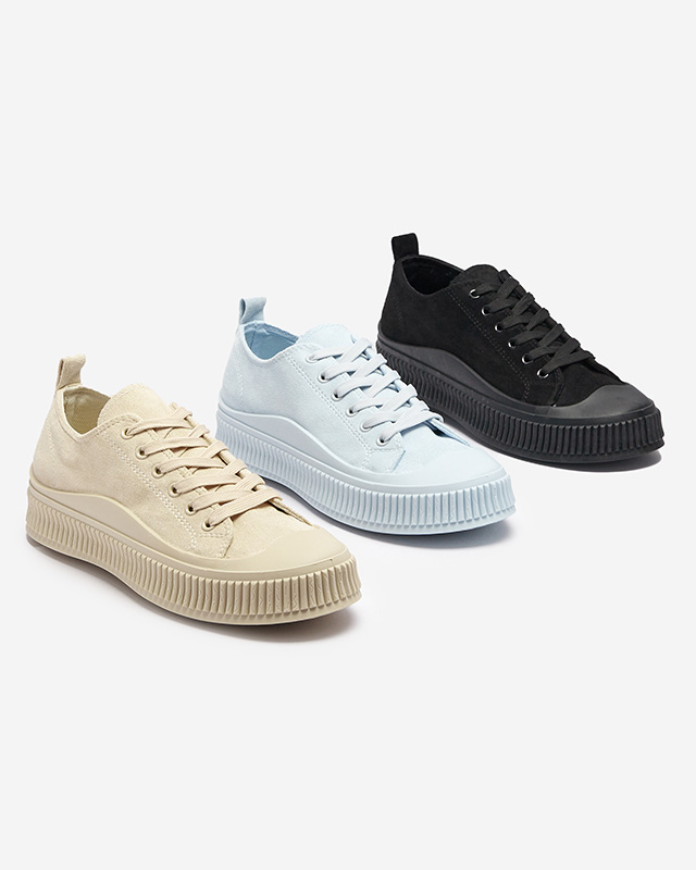 Světle modré dámské sportovní tenisky Dollof- Obuv