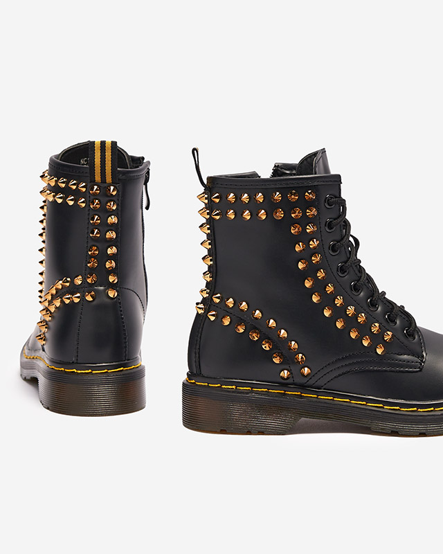 Černé dámské boty s cvočky Operias - Obuv