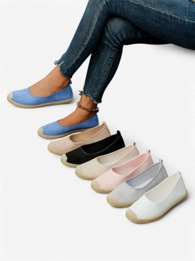 Royalfashion Dámské espadrilky z eco-suede Aroles