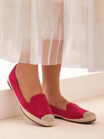 Royalfashion Dámské espadrilky z eko semiše Bombei