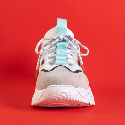 Mapsy bílé sportovní tenisky pro muže - obuv