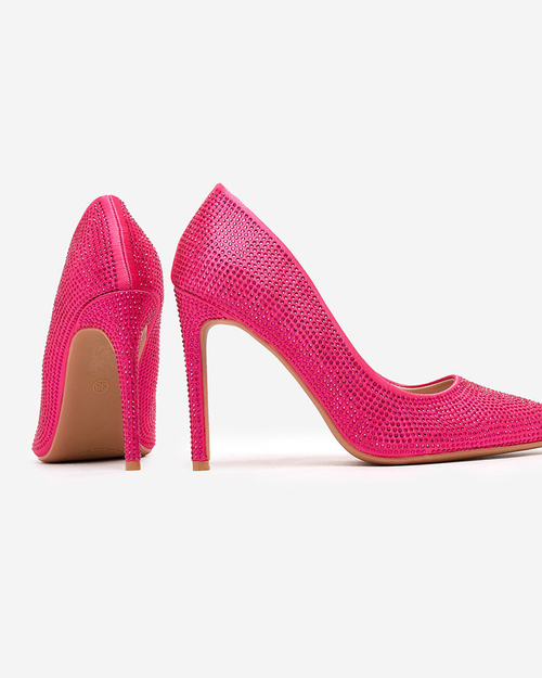 Жіночі туфлі-човники з цирконієм Royalfashion