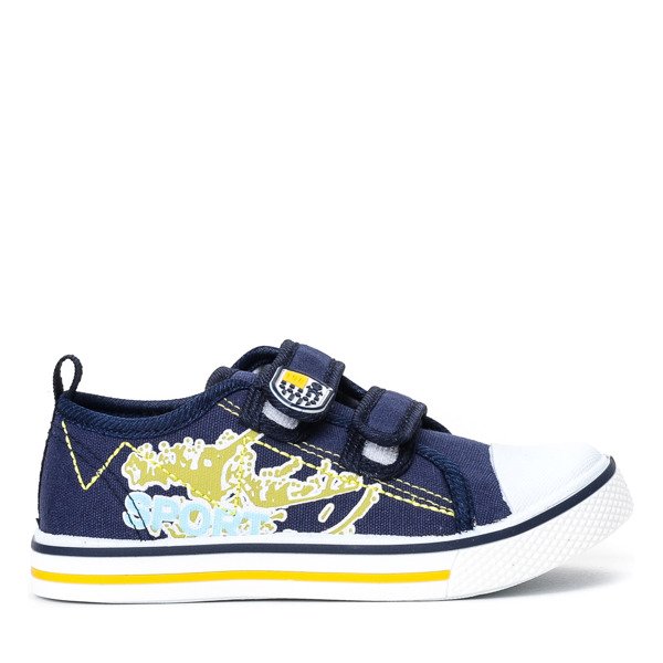 Granatowe sportowe chłopięce buty Norn - Obuwie