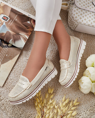 Royalfashion Ažurové dámské mokasíny Leteller