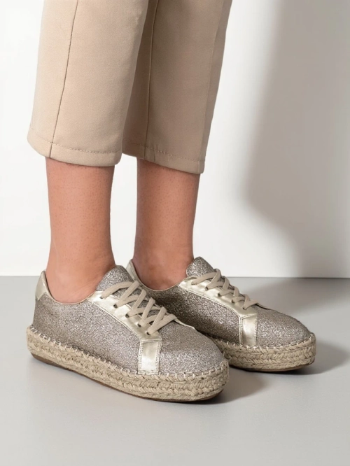 Royalfashion Жіночі кросівки з блискітками Sercele