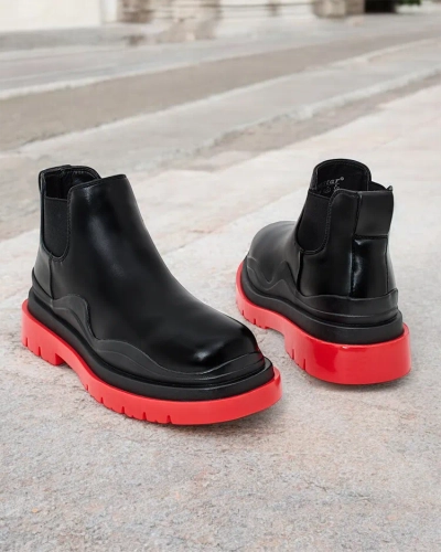 Royalfashion Dámské nazouvací kozačky Derri