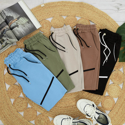 Dámské světle šedé tepláky - Oblečení