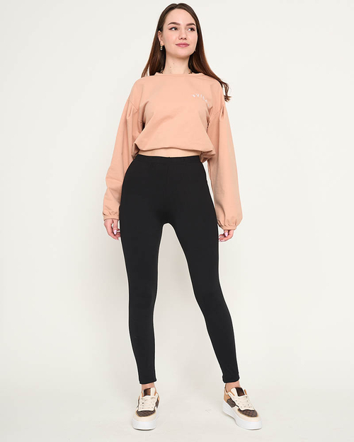 Чорні жіночі легінси