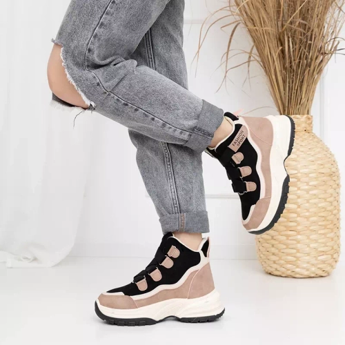 OUTLET Філіппа рожеве утеплене жіноче спортивне взуття - Взуття