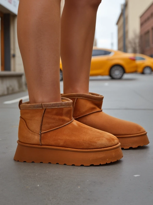 Royalfashion Короткі черевики, які нагадують жіночі снігові чоботи Fortesse