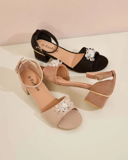 Royalfashion Жіночі босоніжки Voleso зі стразами