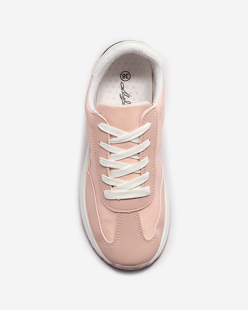 Жіночі рожеві спортивні кросівки на шнурівці Sweri - Взуття