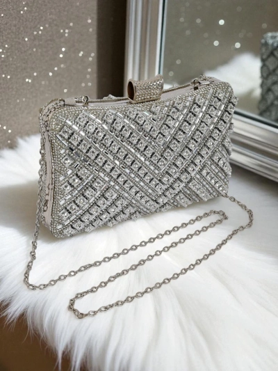 Royalfashion Жіноча сумка-клатч з цирконами Seraphine Glint