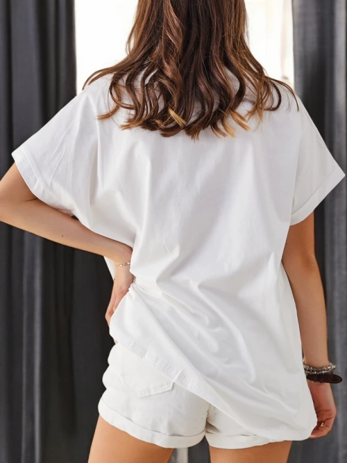 Royalfashion Жіноча бавовняна футболка з принтом