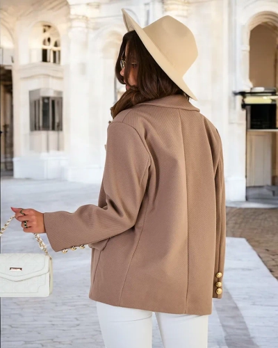 Royalfashion Dámský krátký kabát