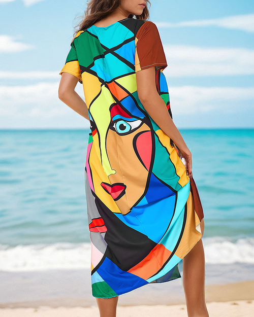 Жіноча сукня з візерунчастим принтом Royalfashion