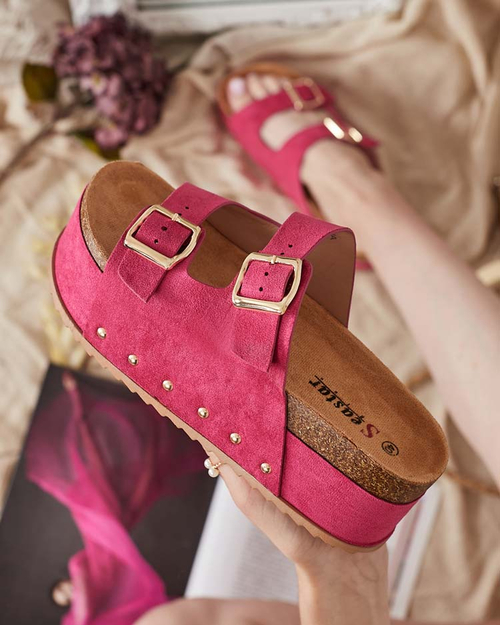 Royalfashion Жіночі шльопанці на платформі Sodass