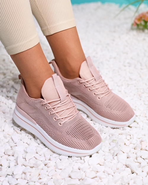 Рожеві спортивні кросівки Royalfashion Рожеві спортивні кросівки для жінок Losoyta