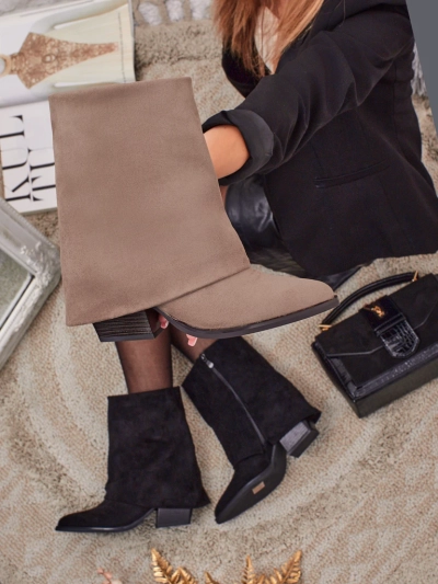 Botki damskie Moon Whisper z zabudowaną cholewką