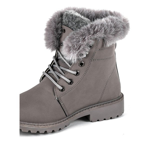 Пішохідні черевики із утепленим сірим кольором Clotilde - Взуття