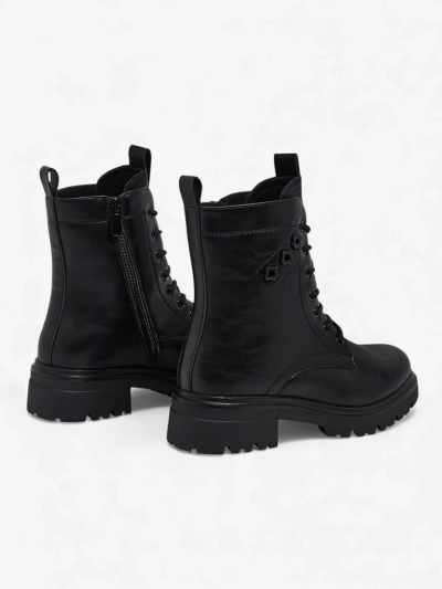 Eko kožené šněrovací dámské kotníkové boty Nometa