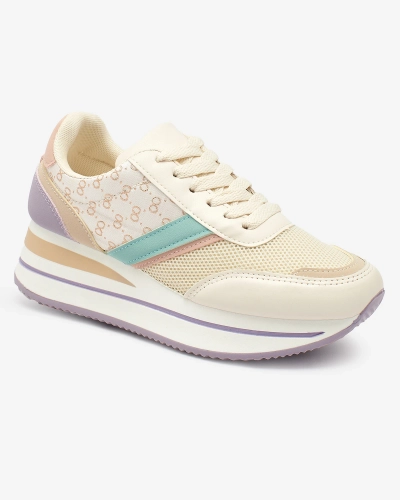 Royalfashion Кольорові жіночі спортивні туфлі на платформі Dynamic Diva