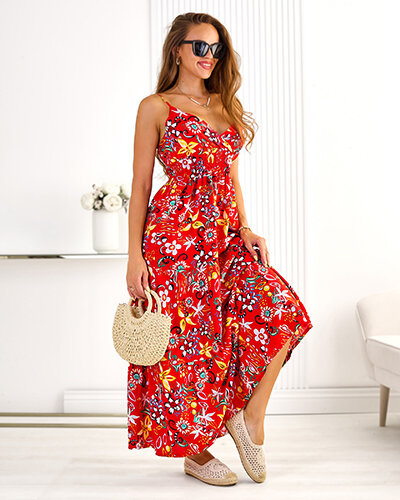 Жіноча бавовняна сукня міді Royalfashion