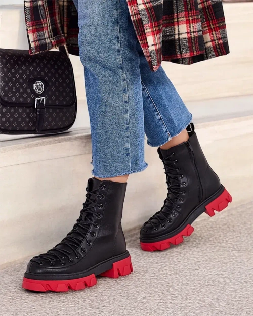 Royalfashion Жіночі черевики на шнурівці Xorri