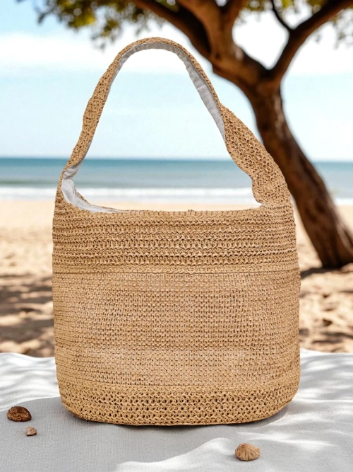 Royalfashion Велика жіноча солом’яна сумка Marella Natura