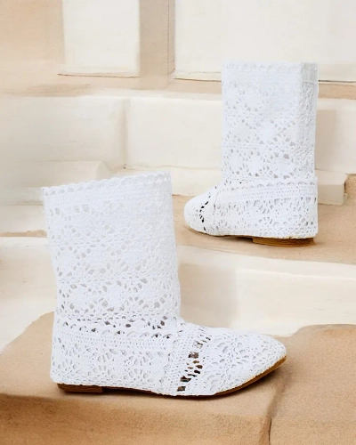 Дитячі ажурні чобітки Royalfashion Ollor