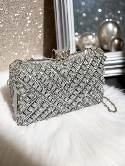 Royalfashion Жіноча сумка-клатч з цирконами Seraphine Glint