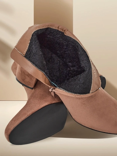 Dámské kotníkové boty Royalfashion na chunky podpatku Eloron