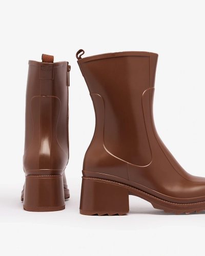 Royalfashion Černé matné dámské polobotky a'la Tentiris