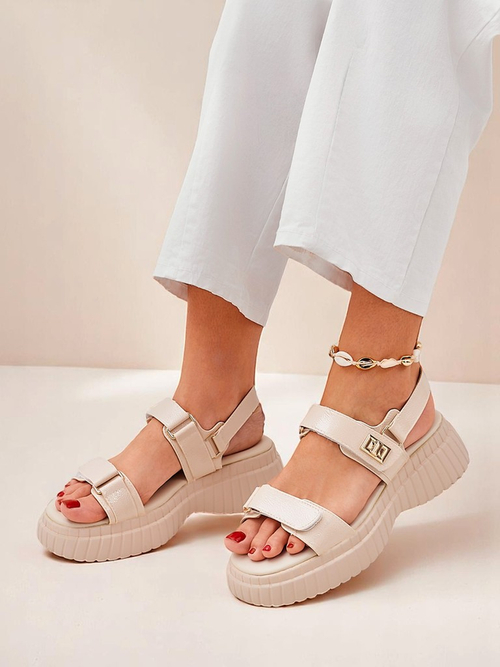 Royalfashion Жіночі сандалі на товстішій підошві Aganda