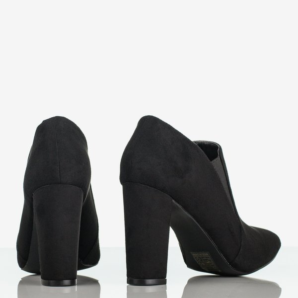 Černé boty na horním sloupku Prisha - Obuv 1