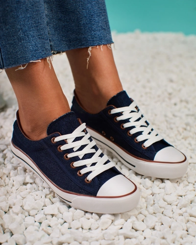 Royalfashion Navy Blue Dámské tenisky Gumpy