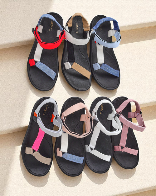 Блакитні жіночі босоніжки Ojo