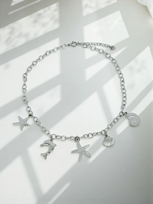 Намисто Atena Charm Sea – золоті амулети з морськими мотивами