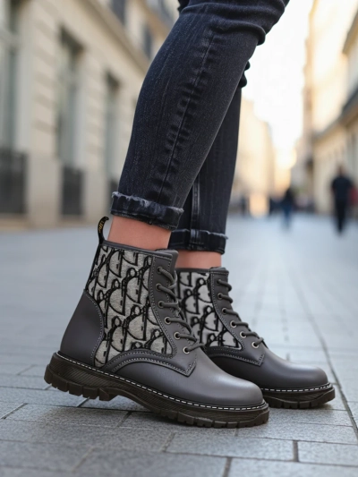 Dámské kotníkové boty s potiskem Efrioz