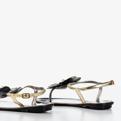 Чорні гумові босоніжки Fala - Взуття