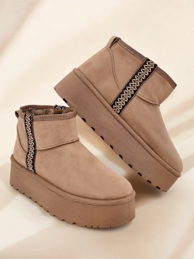 Dámské krátké sněhule boty Royalfashion styl Haluzi