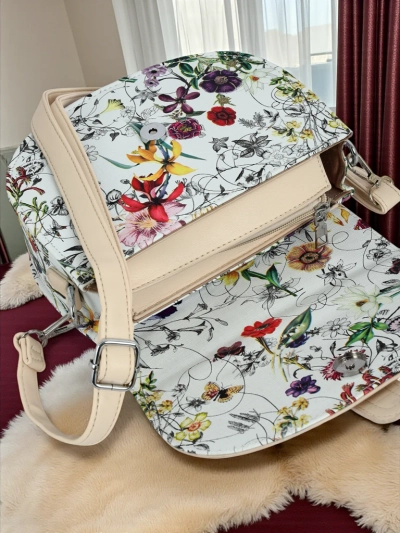 Royalfashion Маленька жіноча сумочка з екошкіри у квіти Ori Elle