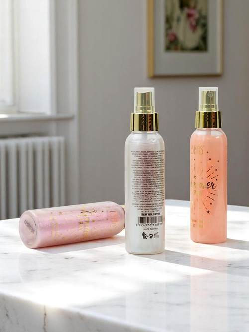 USHAS Літній спрей – рідкий хайлайтер для обличчя та тіла Білий